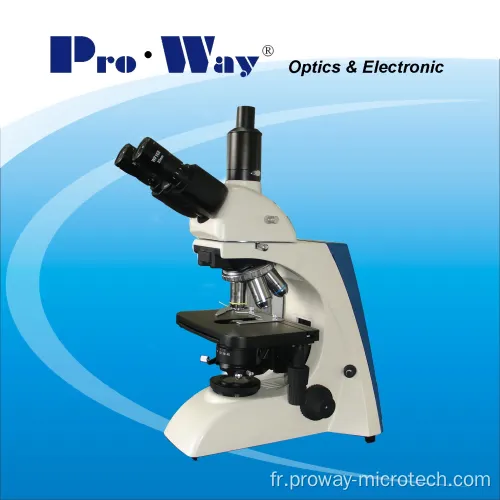 Microscope biologique trinoculaire LED professionnel 5000T